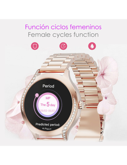 imagem de Smartwatch T214 Dourado Rosa3