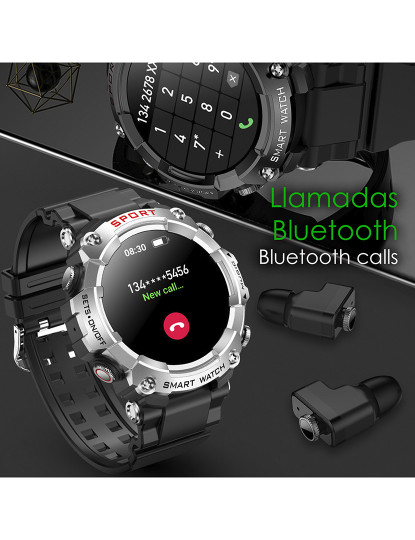 imagem de Smartwatch T96 Azul Escuro6