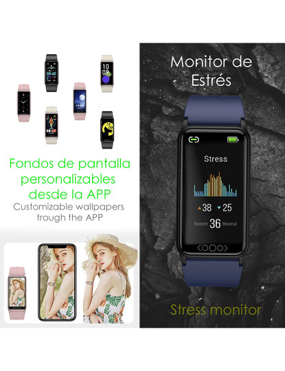 imagem de Smartband TK71pro Azul Escuro6