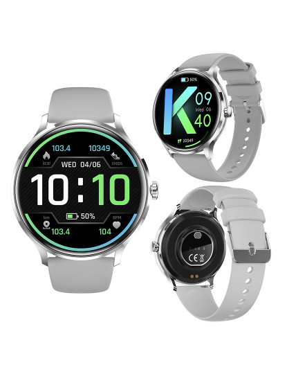 imagem de Smartwatch QS80 Prata8