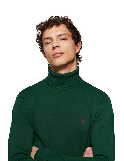 imagem de Pullover Homem Rigby Go Turtle Neck Vl 12Gg Verde Garrafa3