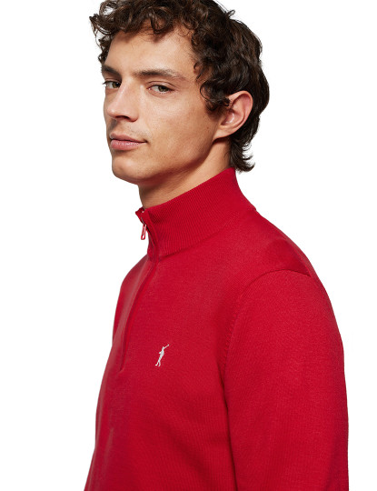 imagem de Pullover Homem Vermelho Escuro3