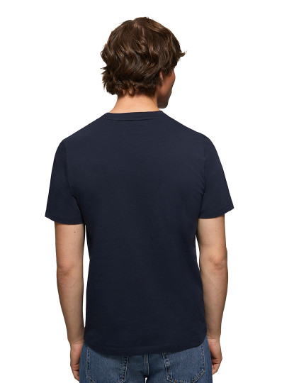 imagem de T-Shirt Homem New Iconic Title B Azul Navy2