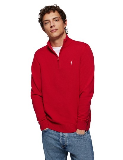 imagem de Pullover Homem Vermelho Escuro1