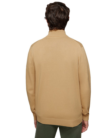 imagem de Pullover Homem Rigby Go Zipper Neck Vl 12Gg Camel2