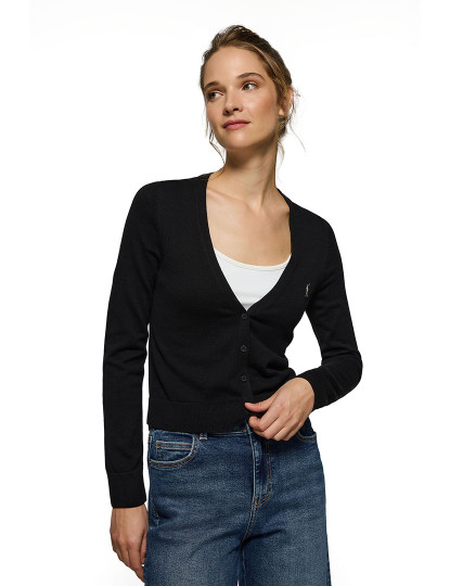 imagem de Cardigan de Senhora Preto1