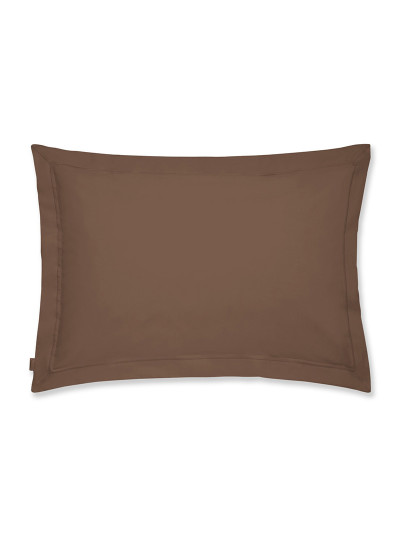 imagem de Fronha Com Aba Bcs Percale Macio Deep Taupe1