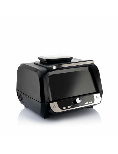 imagem de Fritadeira Sem Óleo com Grelhador, Acessórios e Livro de Receitas InnovaGoods Air Fryer Fryinn 12 em 1 6000 Aço Preto 6 L 3400 W6