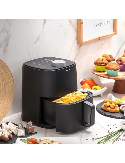 imagem de Fritadeira sem óleo Fryinn Lite Black 2000 InnovaGoods1