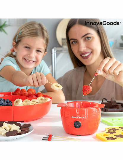 imagem de Máquina para fazer fondue de chocolate e ursinhos de goma Yupot InnovaGoods 2 em 13