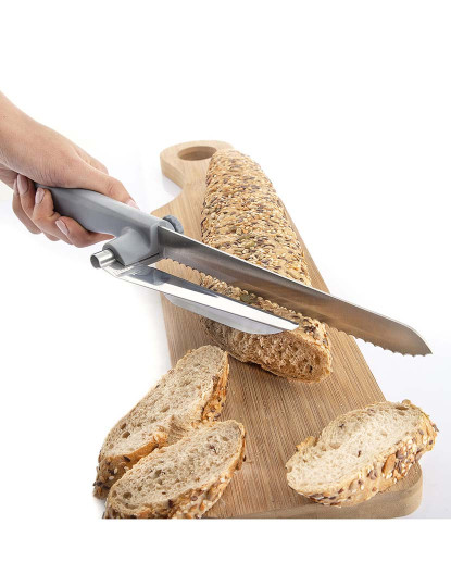 imagem de Faca para Pão Kutway InnovaGoods com Guia de Corte Ajustável5