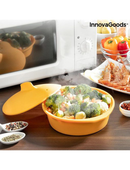 imagem de Vaporizador de Silicone Multifunções com Receitas Silicotte InnovaGoods Kitchen Cook1