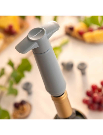 imagem de Bomba de vácuo e rolhas para vinho Winuum InnovaGoods (4 rolhas)5