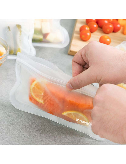 imagem de Conjunto de Sacos Reutilizáveis ??para Alimentos Frescos InnovaGoods 10 Peças6