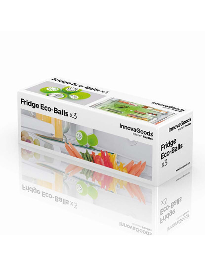 imagem de Ecobolas para Frigorífico InnovaGoods (pack de 3)2