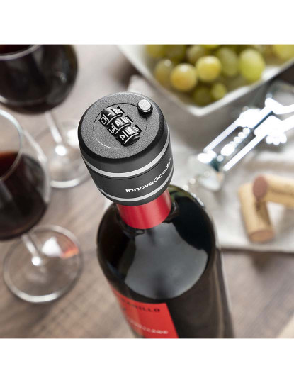 imagem de Cadeado para Garrafa de Vinho Botlock InnovaGoods1