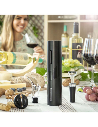 imagem de Saca-rolhas Elétrico com Acessórios para Rolha de Vinho InnovaGoods1