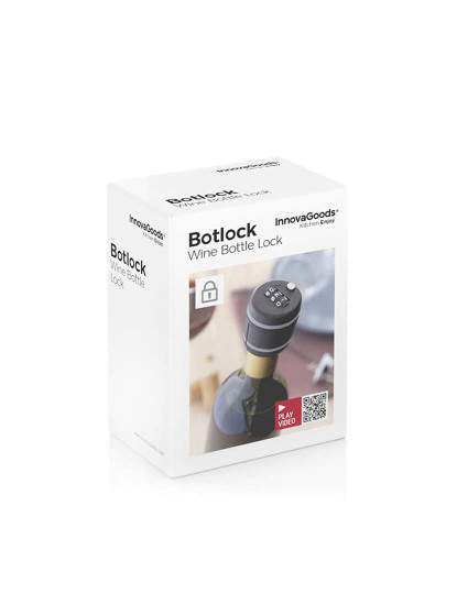 imagem de Cadeado para Garrafa de Vinho Botlock InnovaGoods2