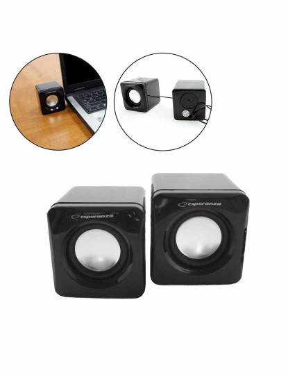 imagem de Conjunto 2 Colunas Pc 2.0 2X3W Usb 1