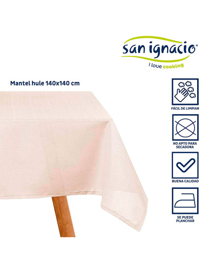 imagem de Toalha de mesa em poliéster 140x140cm colecção pérola kinvara2