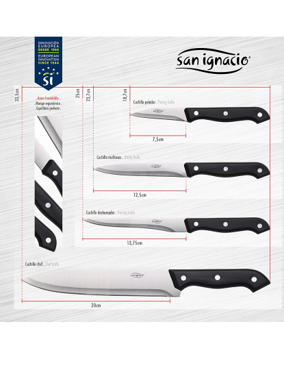 imagem de Faca de desossar 13,75cm aço inox Toledo2