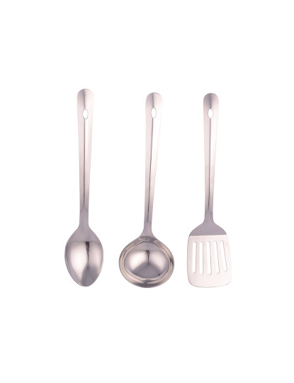 imagem de Conjunto 3 peças de utensílios de cozinha em aço inox energia1