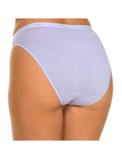 imagem de Pack 3 Cuecas Les Pockets Senhora Branco e verde e violeta palo9