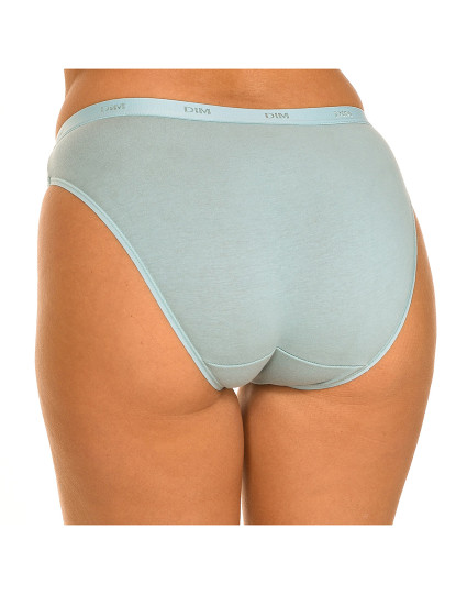 imagem de Pack 3 Cuecas Les Pockets Senhora Branco e verde e violeta palo7