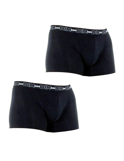 imagem de Pack 2 Boxers Cotton Streech Homem Preto1