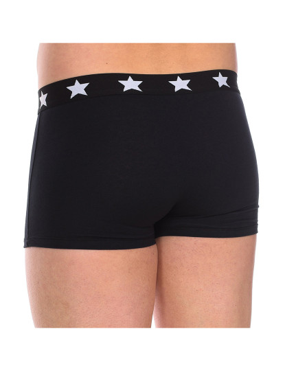 imagem de Pack 3 Boxers Homem Preto e Pêssego e Preto estampado19