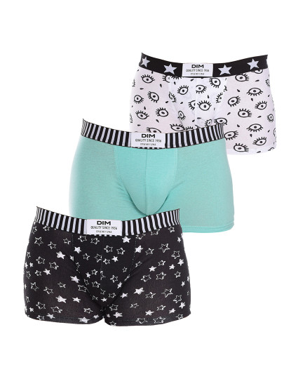 imagem de Pack 3 Boxers Homem Verde e Preto estampado3