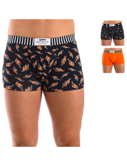 imagem de Pack 3 Boxers Homem Laranja e Preto20