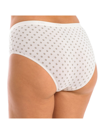 imagem de Culotte Senhora Castanho e Branco6