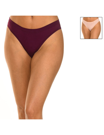 imagem de Pack 2 Cuecas Culottes de Senhora Senhora Rosa palo e morado16