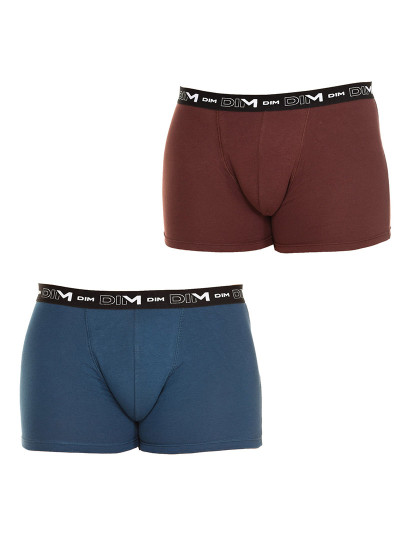 imagem de Pack 2 Boxers Cotton Streech Homem Castanho e Azul Oceano1