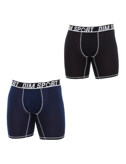 imagem de Pack 2 Boxers ecoDim Homem Azul Marinho-Preto2