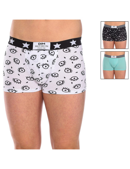 imagem de Pack 3 Boxers Homem Verde e Preto estampado7