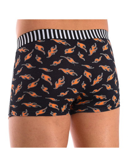 imagem de Pack 3 Boxers Homem Laranja e Preto7