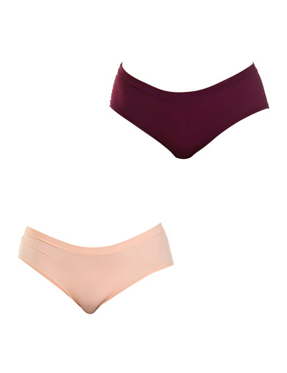 imagem de Pack 2 Cuecas Culottes de Senhora Senhora Rosa palo e morado2