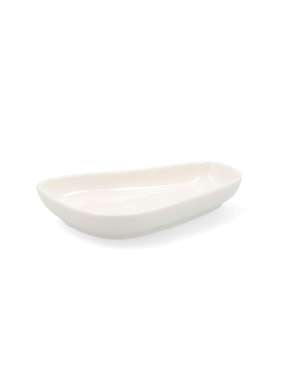 imagem de bandeja de aperitivos Select Irregular Cerâmica Branco 12,5 cm Pack 12x2