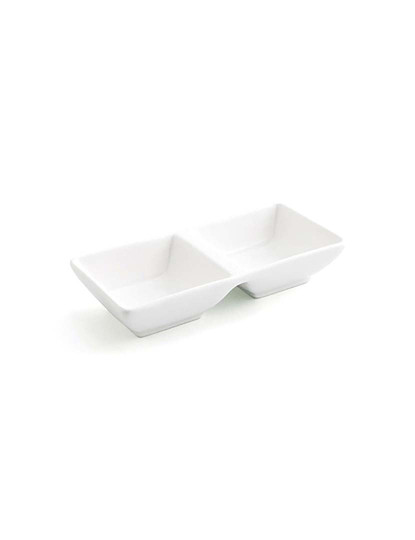imagem de bandeja de aperitivos Select Cerâmica Branco 12 Unidades Pack 12x2