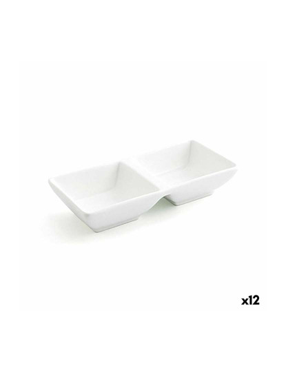 imagem de bandeja de aperitivos Select Cerâmica Branco 12 Unidades Pack 12x4