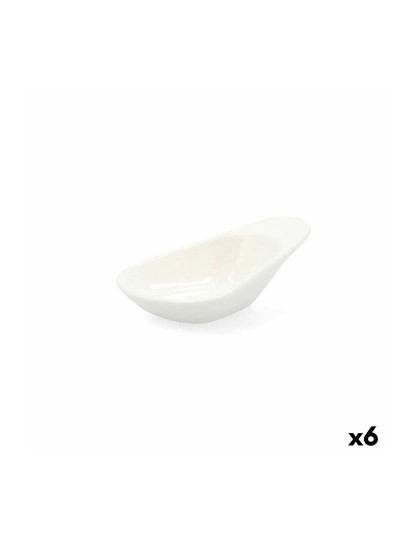 imagem de bandeja de aperitivos Select Cerâmica Branco 10,5 cm 6 Unidades Pack 6x4
