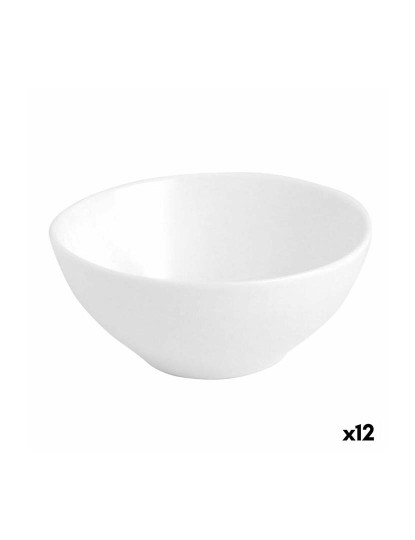 imagem de bandeja de aperitivos Chef Cerâmica Branco 12 Unidades Pack 12x3