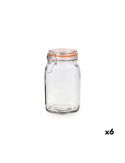 imagem de Frasco de Vidro New Canette Transparente Vidro 1,5L Pack 6x6
