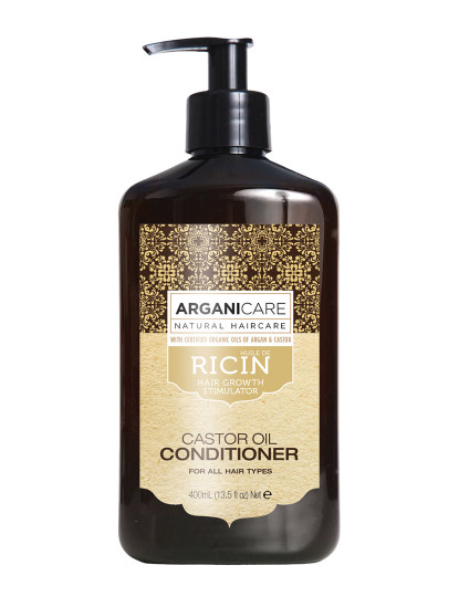 imagem de Condicionador Arganicare Restaurador Ultra-Nutritivo C/ Óleo De Rícino Bio 400 ml1