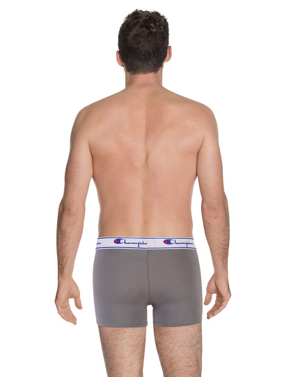 imagem de Pack 2 Boxers Homem Cinza/Azul com Logo3