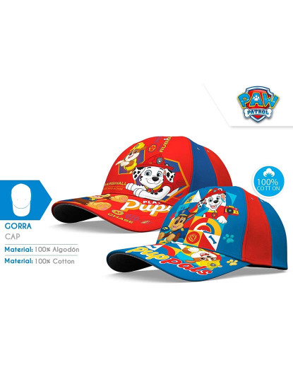 imagem de Boné Tam 52/54Cm Paw Patrol 8X3 TU2