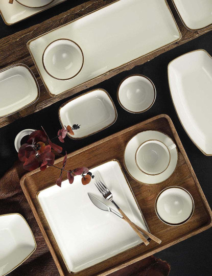 imagem de Conjunto Pequeno Almoço 30 Peças Creme1