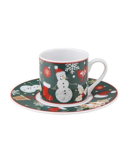 imagem de Conjunto de Chávenas de Café 4 Peças Branco3
